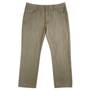 Miskeen Originals Jeans Mens 40x33* Beige Baggy Straight Hip Hop Y2K Streetwear